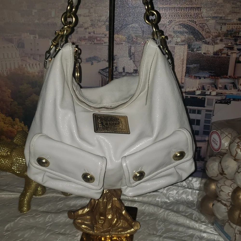 Coach POPPY cream shoulderbag